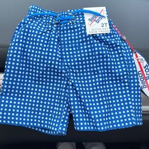 Beach Bros quick dry swim trunks size 2T NWT